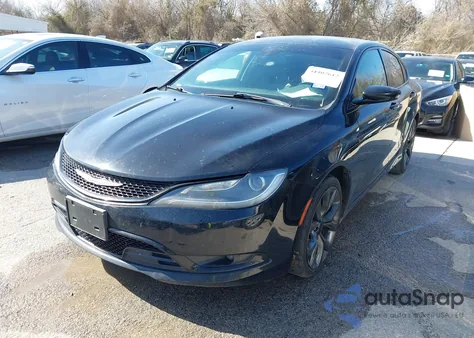 2016 Chrysler 200 S z USA, uszkodzony, nr VIN 1C3CCCBB3GN189863
